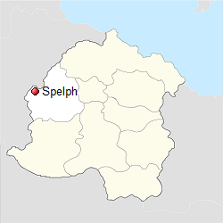 Location of Spelph within Yonderre