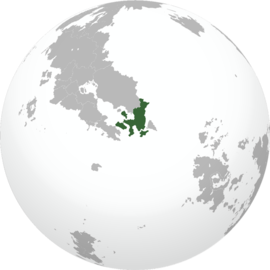 Location of the Cape (dark green)