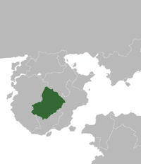 Location of Netansett (green) in Cusinaut (gray).