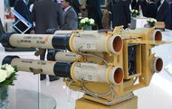 Quad-monted RAS-16s for vehiclar use, marketed internationally as Combat Remotely Operated Weapon Station (CROWS)