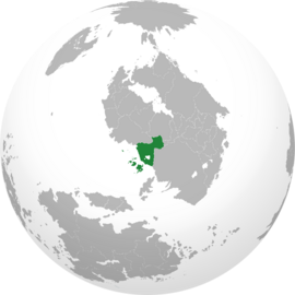 Location of Carna (dark green)