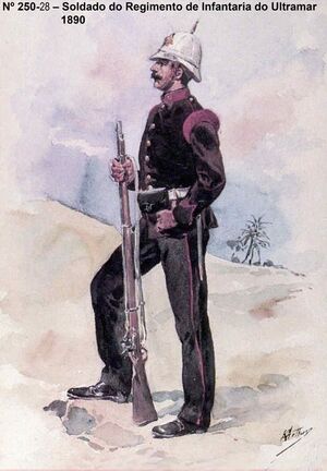 Burgoignesc Tropes Metropole Line Infantry in Colonial kit 1890.jpg