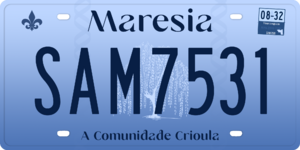 Maresia license plate current.png
