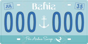 Bahia Standard License Plate.png