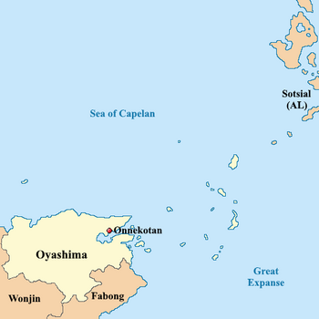 Map of Oyashima