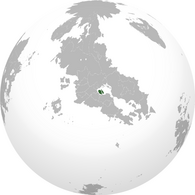       Location of Malentina (green) in Crona (gray).