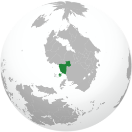 Location of Carna (dark green)