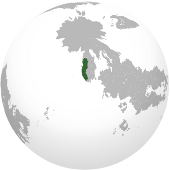 Location of "'Canespa'" (green) in Cusinaut (gray)