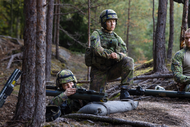 Soldiers of the Grand Ducal Army on exercise with RAS-66