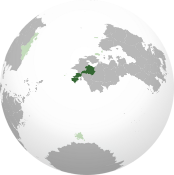 Bulkh(dark green)<dr>In Audonia (gray) In real union with Burgundie